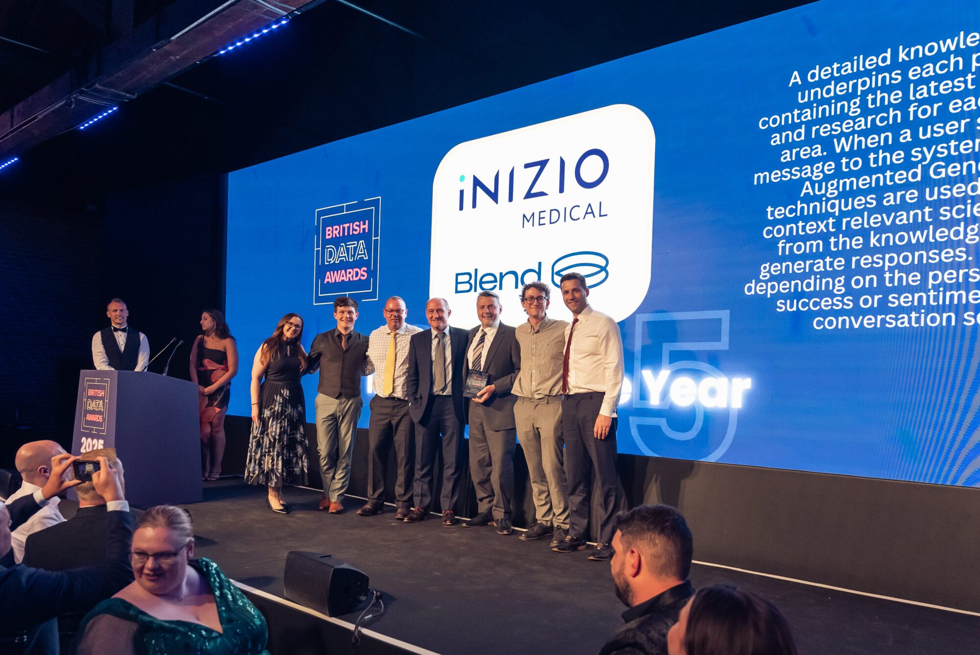 Inizio Medical’s MSL Interact, powered by iON AI™, named Innovation of the Year at the British Data Awards 2025